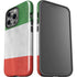 Italy Flag Distressed iPhone 14 Pro Impact Case